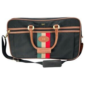 Lark Messenger Style Carry-On Tote Luggage Travel Bag VTG 70s